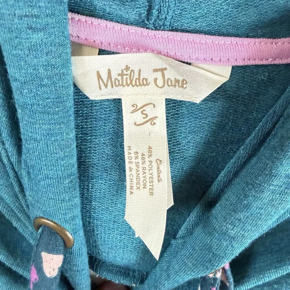 Matilda Jane Heart to Heart Love at First Sight Hoodie Teacher Valentines Sz S - Picture 3 of 11